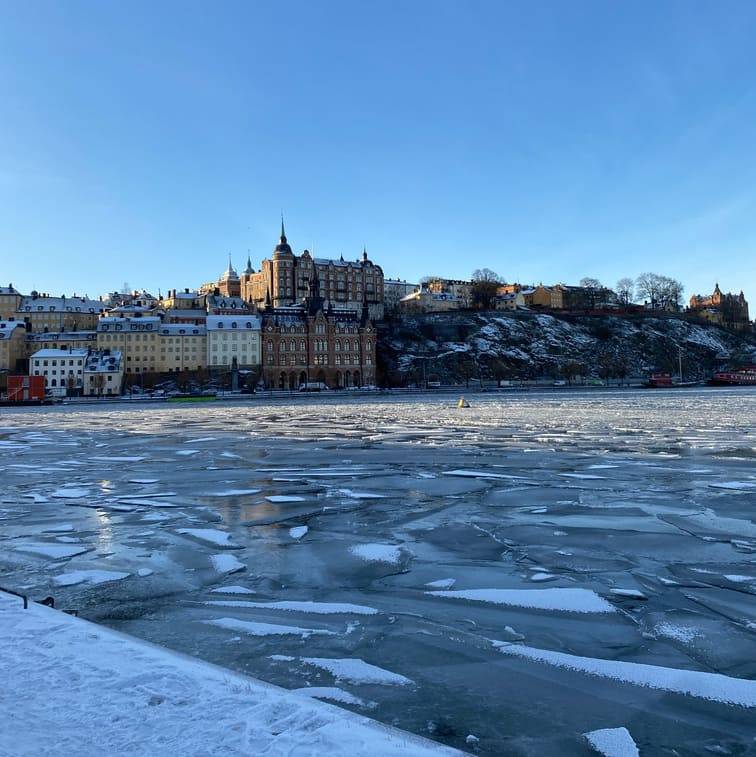 Sicht auf Södermalm, Schweden Altstadt